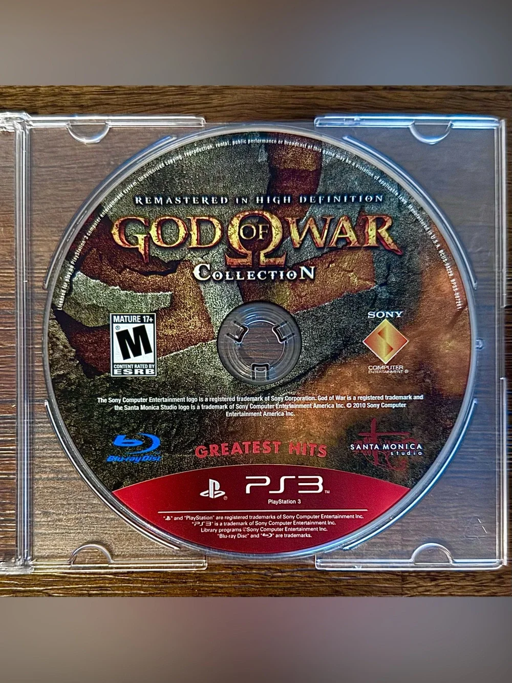 God of War Collection Greatest Hits Playstation PS3 DISC ONLY Games GOAT Tested